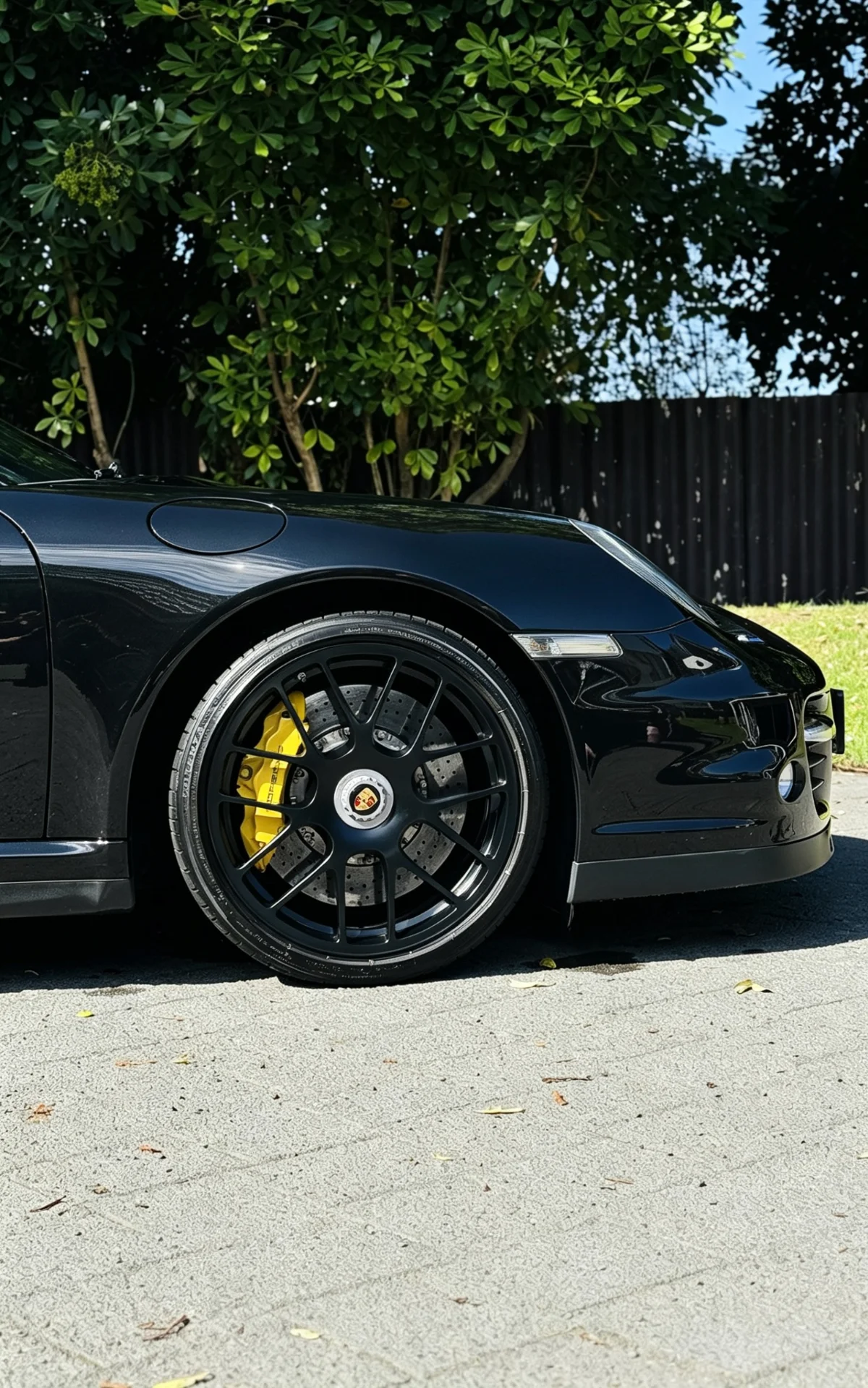 Porsche 911 wheel ceramic coating Tauranga